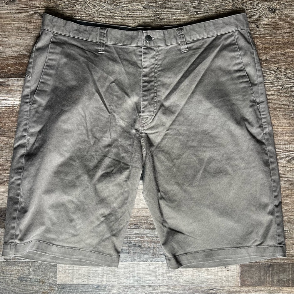 Volcom Frickin Modern Stretch Shorts - Brownish-Greenish